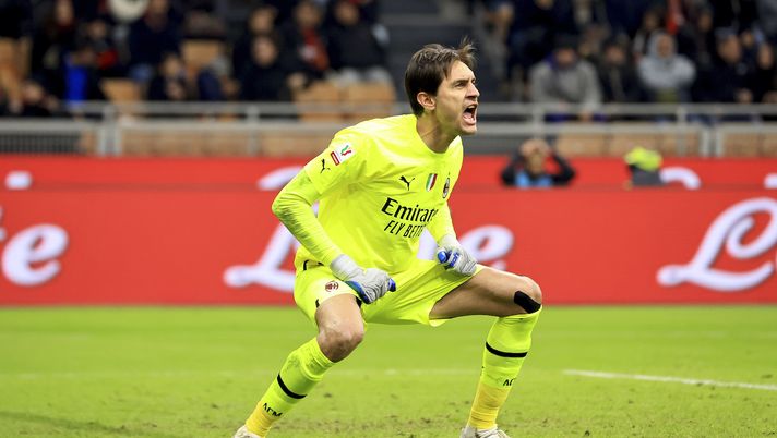 Ciprian Tatarusanu AC Milan Milan-Torino 0-1 Coppa Italia 2022-2023