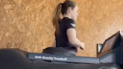 VIDEO / Sofia Goggia sulla luna, tapis roulant anti-gravità