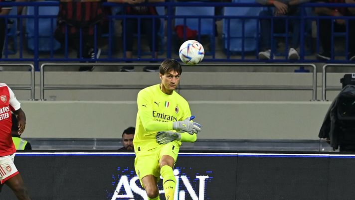 Ciprian Tatarusanu AC Milan amichevole Arsenal-Milan 2-1 Dubai Super Cup 2022