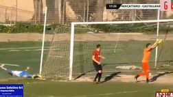 VIDEO Clamoroso in Prima Categoria: l’attaccante sbaglia ma l’arbitro assegna la rete
