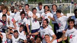 La goduria del derby, la gioia del grande salto: Montevarchi in tilt per il ritorno in C dopo 20 anni