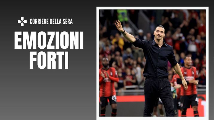 ritiro Zlatan Ibrahimovic AC Milan Milan-Verona 3-1 Serie A 2022-2023