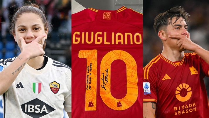 Roma, Giugliano regala la maglia a Dybala: “Idolo”. La Joya risponde sui social - immagine 1