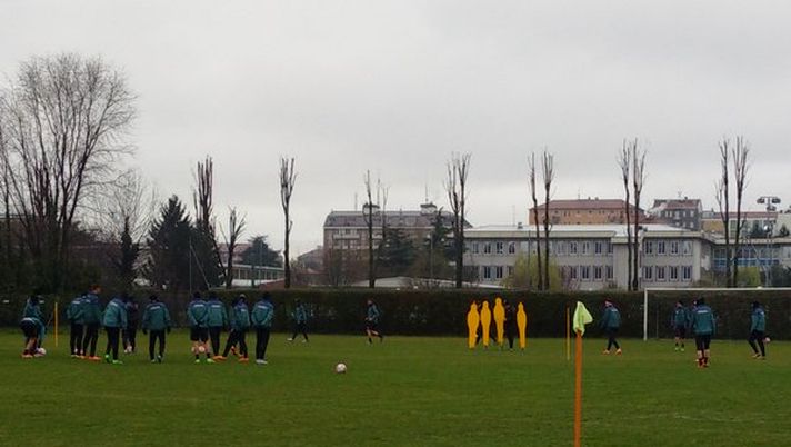 Palermo: seduta di rifinitura a Milano in vista della sfida con l’Inter Palermo: seduta di rifinitura a Milano in vista della sfida con l’Inter
