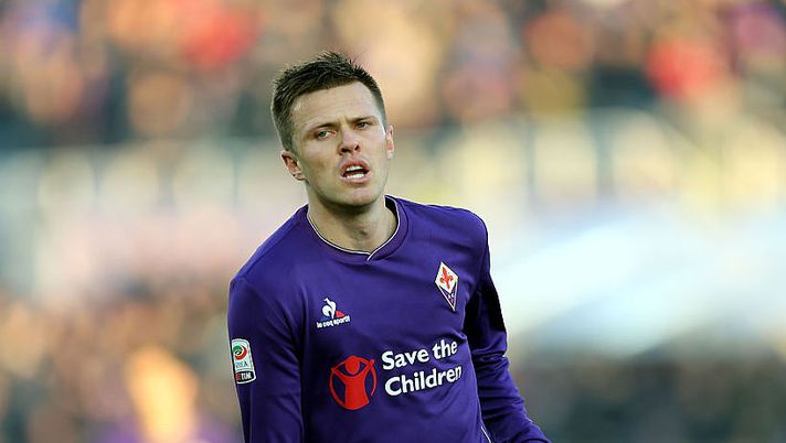 FLORENCE, ITALY - DECEMBER 20: Josip Ilicic of ACF Fiorentina celebrates after scoring a goal during the Serie A match between ACF Fiorentina and AC Chievo Verona at Stadio Artemio Franchi on December 20, 2015 in Florence, Italy. (Photo by Gabriele Maltinti/Getty Images) Ilicic, si cambia: adesso vuole prenderlo la Sampdoria - immagine 1