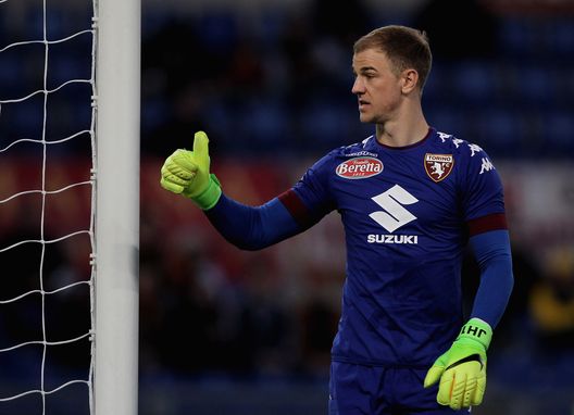  ROME, ITALY - FEBRUARY 19: FC Torino goalkeeper Joe Hart reacts during the Serie A match between AS Roma and FC Torino at Stadio Olimpico on February 19, 2017 in Rome, Italy. (Photo by Paolo Bruno/Getty Images) 