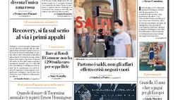 Prima Pagina, La Repubblica-Palermo: “Belgio-Italia, la rivincita dei minatori”