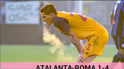 VIDEO Roma, Abraham e Zaniolo fanno sorridere Mourinho: 4-1 all’Atalanta di Gasperini