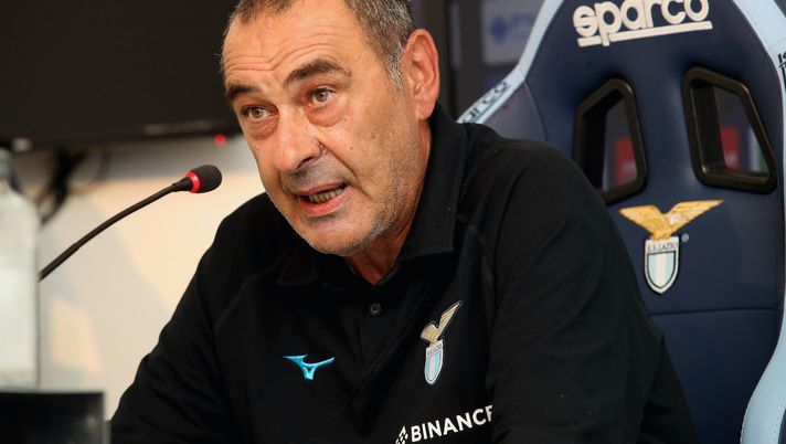 Maurizio Sarri SS Lazio conferenza stampa