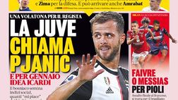 Prima Pagina, La Gazzetta dello Sport: “La Juve chiama Pjanic. E per gennaio idea Icardi”