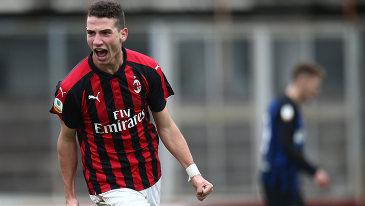 Alessandro Sala, centrocampista del Milan Primavera (credits: acmilan.com) 