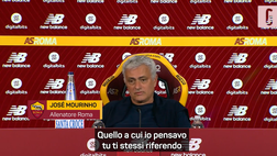 VIDEO Roma, la versione di Mourinho: “Tutta la verità sullo sfogo di San Siro”