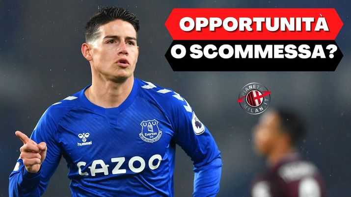 James Rodríguez (centrocampista Everton), obiettivo di calciomercato del Milan | AC Milan News (Getty Images) James Rodríguez (centrocampista Everton), obiettivo di calciomercato del Milan | AC Milan News (Getty Images)