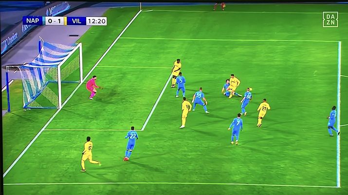 VIDEO Napoli-Villarreal 0-1: Capoue batte Meret con un destro secco - immagine 1