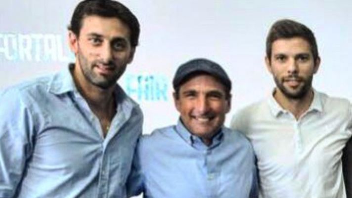 Milito e Grimi nella stessa foto Milito e Grimi nella stessa foto