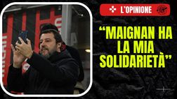 Salvini: “Maignan? Non colpevolizziamo l’Udinese per pochi idioti …”