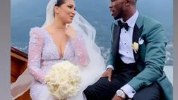 Keita e la sua Simona hanno detto sì: il matrimonio sul lago di Como