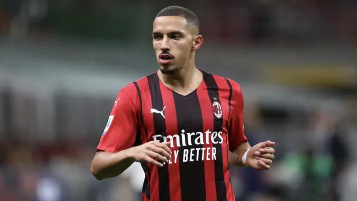 Ismaël Bennacer (centrocampista AC Milan) qui durante Milan-Cagliari 4-1 (Serie A 2021-2022) | News (Getty Images)
