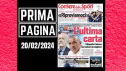 Prima pagina Corriere dello Sport: Thiago Motta, Bologna crede nel rinnovo