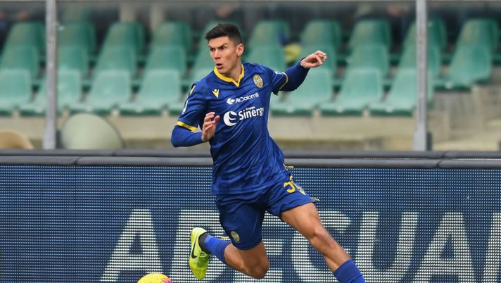 Matteo Pessina, centrocampista in prestito all'Hellas Verona (credits: GETTY Images) 