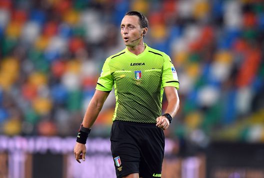 Rosario Abisso (Photo by Alessandro Sabattini/Getty Images) samp napoli arbitro abisso