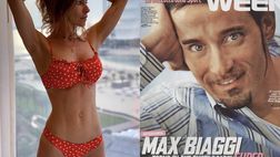 Siparietto tra Max Biaggi e la sua ex sull’uso di photoshop: “Occhi azzurri? E i denti…”