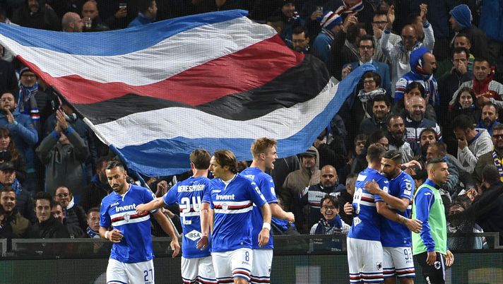 I giocatori della Sampdoria esultano dopo un gol (credits: GETTY images) I giocatori della Sampdoria esultano dopo un gol (credits: GETTY images)