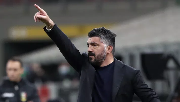 Gennaro Gattuso (allenatore Napoli), qui in Milan-Napoli (Serie A 2020-2021) | AC Milan News (Getty Images)