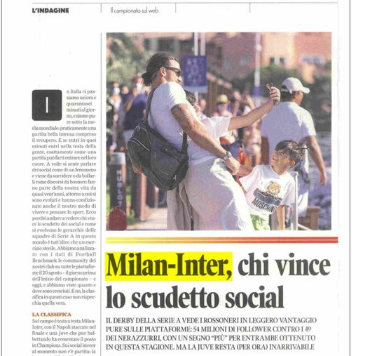 Derby social: Milan davanti all’Inter- immagine 2