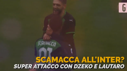 VIDEO Inter, Scamacca in nerazzurro? Super attacco con Dzeko e Lautaro. I numeri