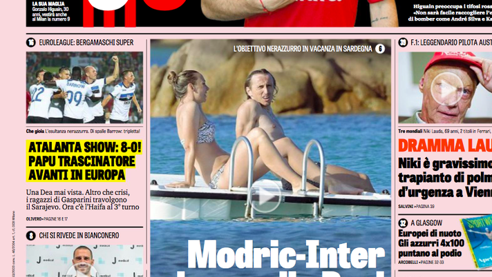 RASSEGNA – “Eclissi di Luka”, “Modric chiede il via libera”. Juve, un altro colpo!- immagine 1