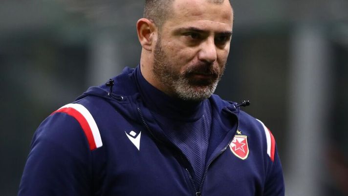 MILAN, ITALY - FEBRUARY 25: Crvena Zvezda coach Dejan Stankovic looks on during the UEFA Europa League Round of 32 match between AC Milan and Crvena Zvezda at on February 25, 2021 in Milan, Italy. (Photo by Marco Luzzani/Getty Images) Sampdoria, Sky: “Stankovic ora è in pole position. Ci sono altri due candidati” - immagine 1