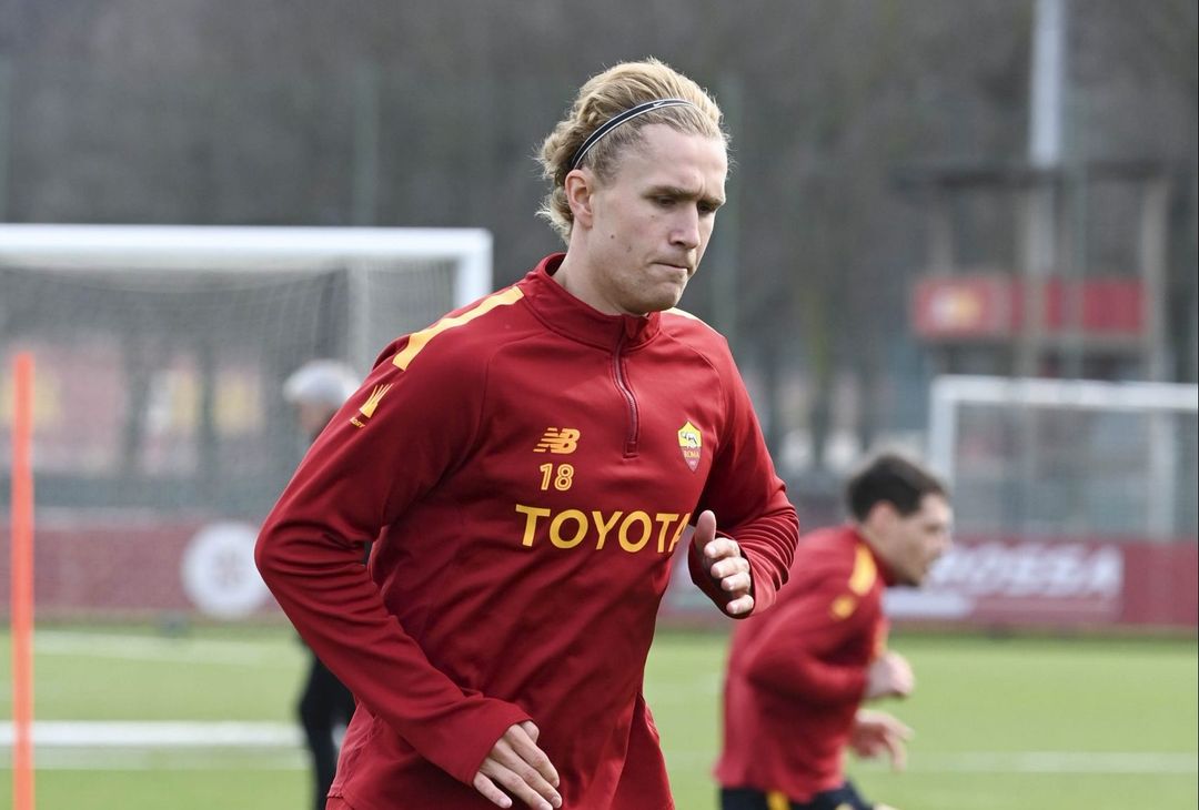 Roma, seduta di allenamento a Trigoria: Wijnaldum in gruppo – FOTO GALLERY - immagine 15