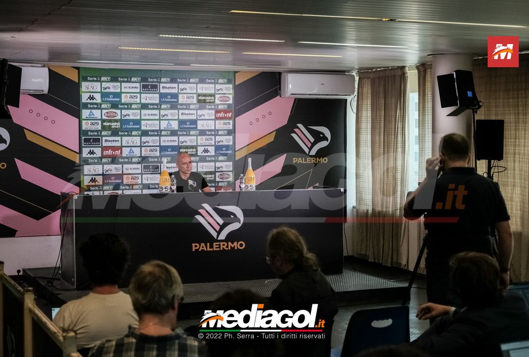 FOTO PALERMO, verso il Südtirol: la conferenza di mister Corini (Gallery) - immagine 3
