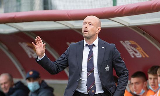 Gianluca Falsini, tecnico Roma Under 16 (foto Gazzetta Regionale) Under 16, fermata la rimonta Inter: Roma, sarà derby con la Lazio- immagine 2