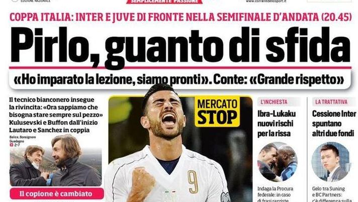 Corriere dello Sport, la prima pagina di oggi, martedì 2 febbraio 2021 