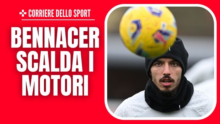 Ismaël Bennacer AC Milan allenamento Milanello