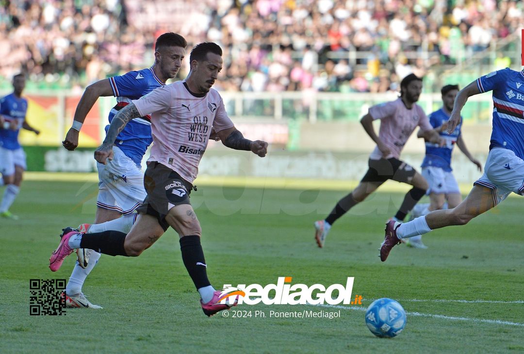 FOTO Palermo-Sampdoria 2-2, 32ª giornata Serie B 2023-2024 (GALLERY) - immagine 79