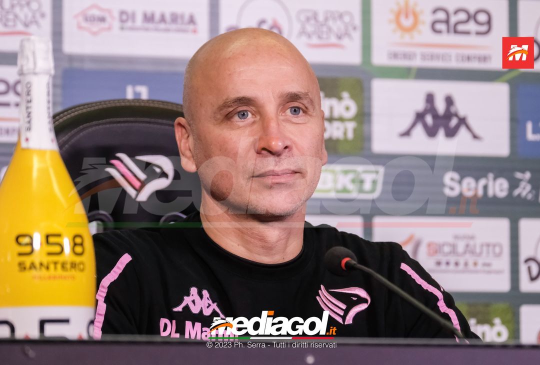 FOTO PALERMO, verso il l’Ascoli: Mister Eugenio Corini in sala stampa (Gallery) - immagine 3