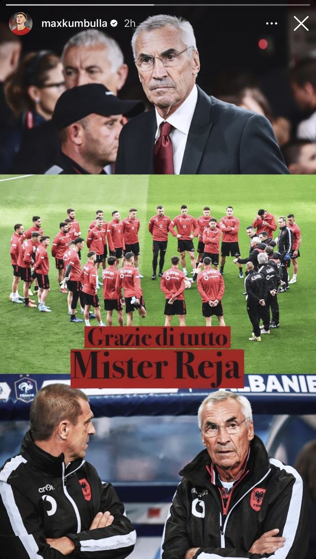 Reja non è più ct dell’Albania, il messaggio di Kumbulla: “Grazie di tutto mister”- immagine 2