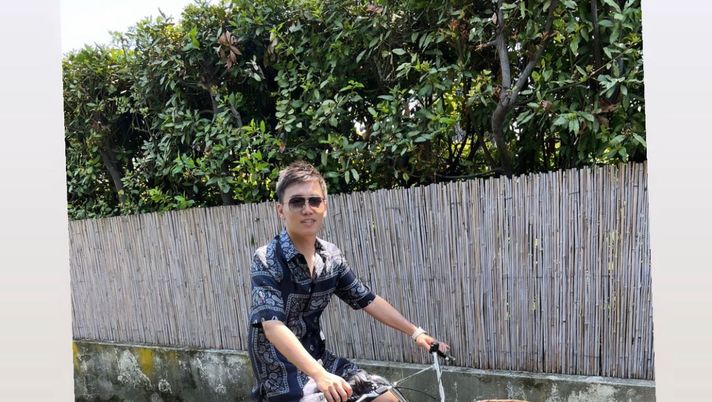 Zhang, anche la bici è nerazzurra. Domenica di relax per il presidente Inter - immagine 1