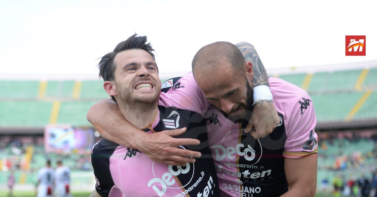 FeralpiSalò Palermo 0 2: rosa intensi ed autorevoli, gol Brunori e bis Floriano