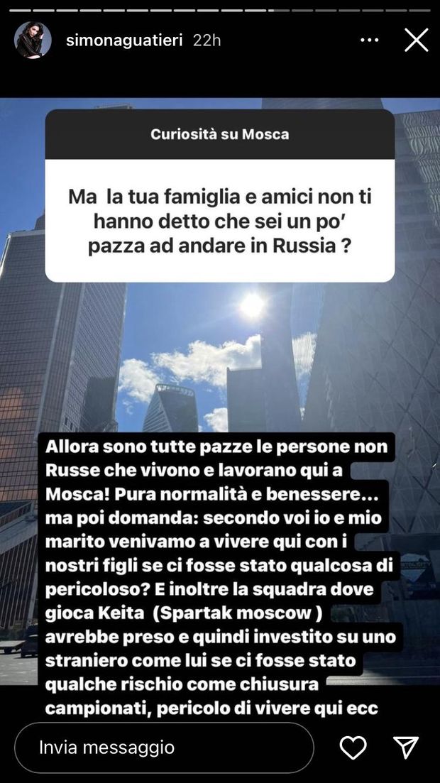 Lady Keita: “Io preoccupata qui in Russia? Ma per cosa?? I russi vivono alla grande e non…”- immagine 5
