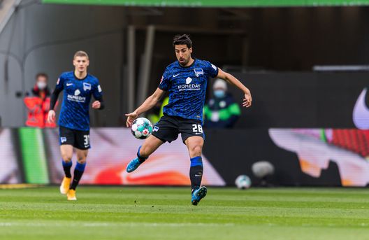Khedira (Twitter Hertha Berlino) Khedira (Twitter Hertha Berlino)
