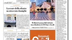 Prima Pagina, La Repubblica-Palermo: “L’affare d’oro dei tamponi”