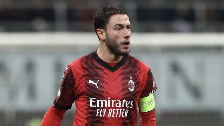 Davide Calabria AC Milan Milan-Slavia Praga 4-2 Europa League 2023-2024