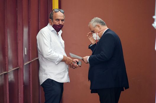 Fabiani e Lotito Fabiani e Lotito