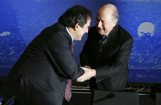 Platini Blatter (getty images) Platini Blatter