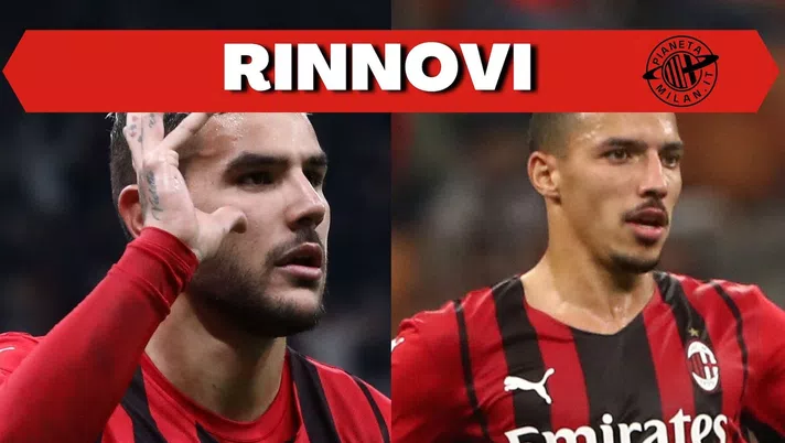 Theo Hernández Ismaël Bennacer AC Milan Calciomercato Milan