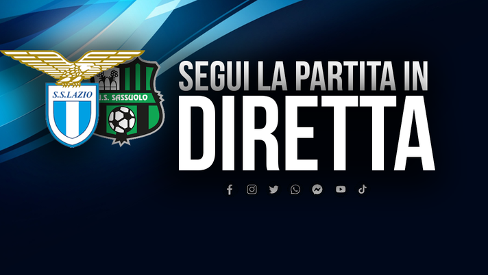 Lazio-Sassuolo in diretta